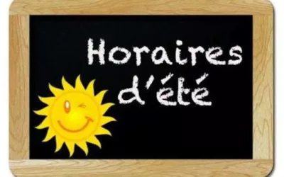 Horaires d’été de la mairie